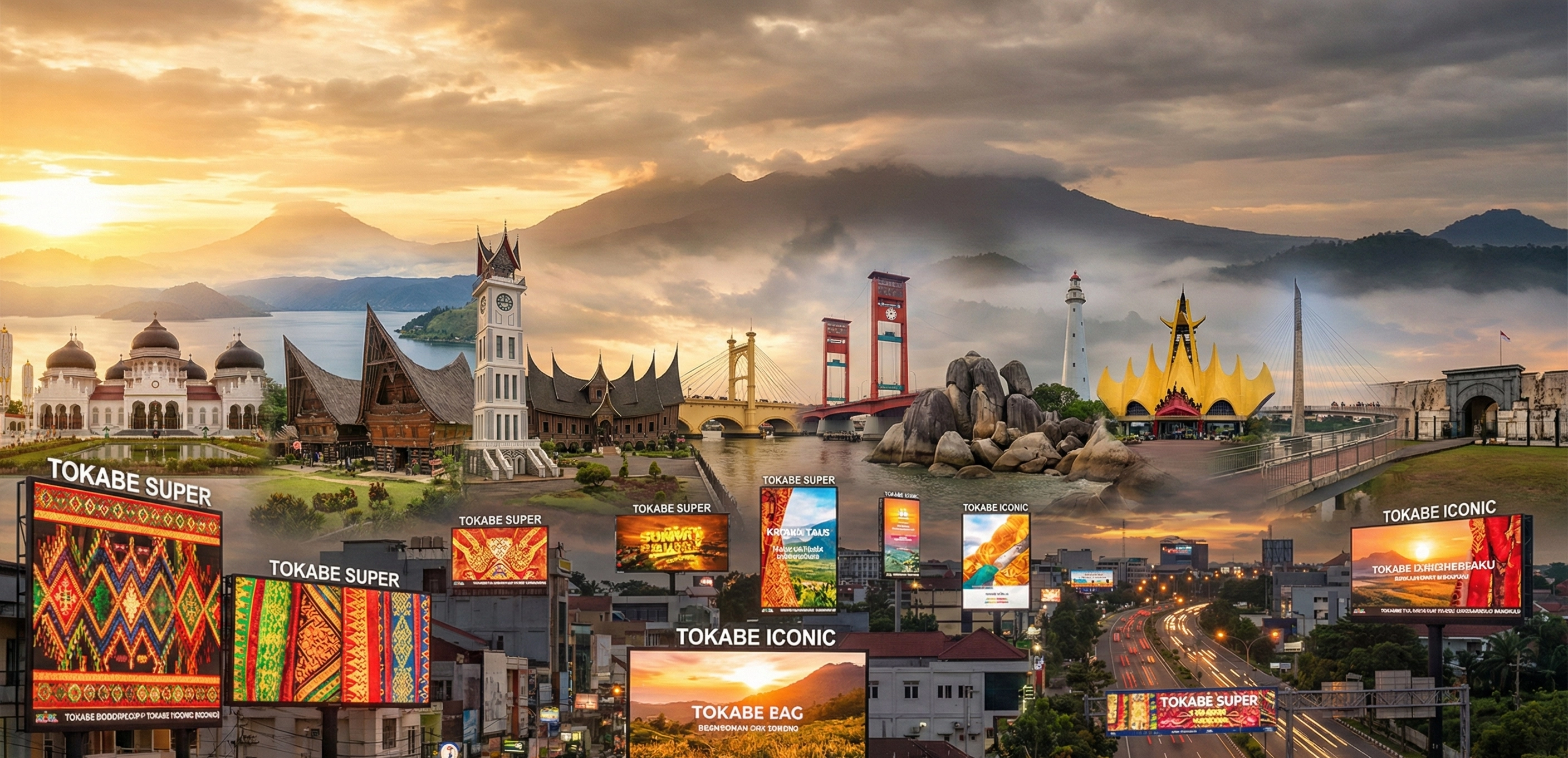 Banner hero Tokabe.id - The Advertising Agency that provides Premium OOH / DOOH Videotron In Sumatera - DOZENS of our 
