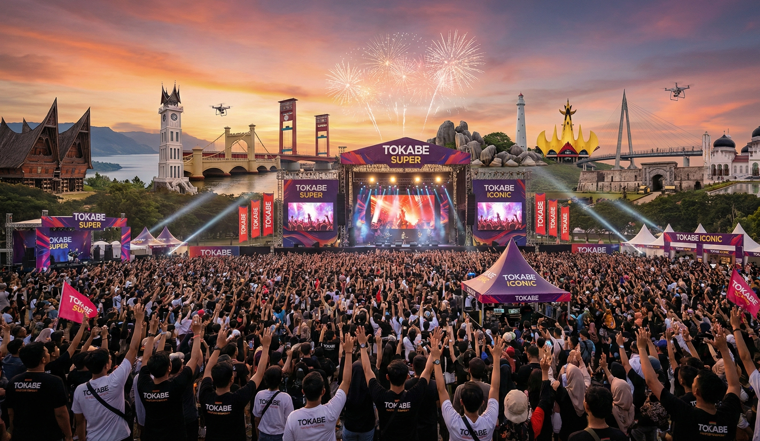 Banner hero Tokabe.id - Event & Brand Activity    The Show Must Go On - Plan your PERFECT event, where every little detail is our utmost PRIORITY to create a flawless experience that exceeds your expectations!