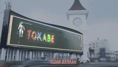 Layanan Videotron DOOH Tokabe.id - Jl. Gatot Subroto (Bundaran SIB) Medan - Billboard Jl. Gatot Subroto Medan