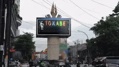 Layanan Videotron DOOH Tokabe.id - Jl. S. Parman Simp. Jl. Gajah Mada, Medan - Jasa videotron outdoor Medan
