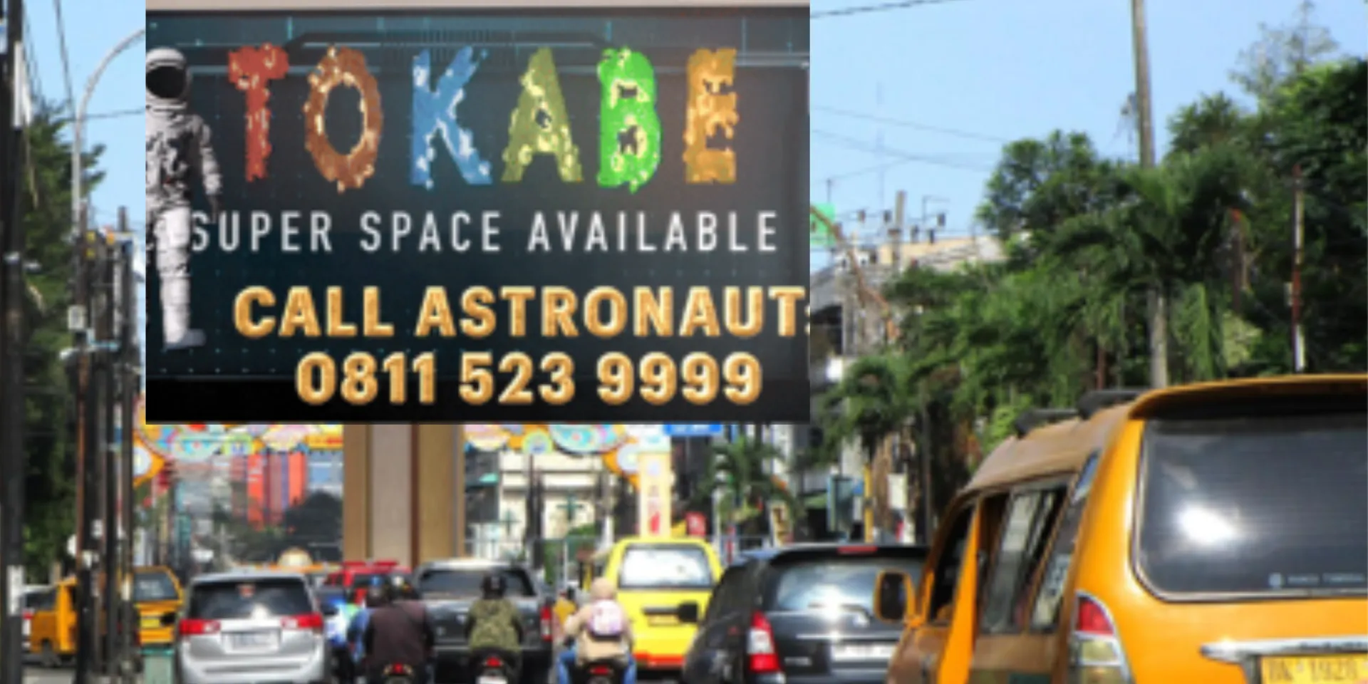 Layanan Videotron DOOH Tokabe.id - Jl. S. Parman Simp. Jl. Gajah Mada, Medan - Jasa videotron outdoor Medan