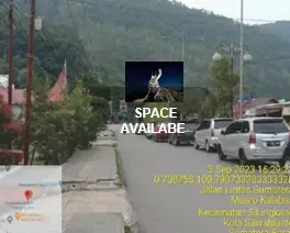 Sewa Reklame Billboard Tokabe.id - Di Lintas Sumatera Main Jalan, Cingkariang, Bukittinggi City, West Sumatra Provinsi (Muaro Kalaban Persimpangan, Sawahlunto City) - Sewa baliho Medan murah