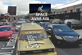 Sewa Reklame Billboard Tokabe.id - Strategically located on Jl. Lintas Barat Sumatera in a busy commercial area. High traffic flow and constant congestion ensure excellent visibility for advertising. Surrounded by shops and local businesses.. - Sewa baliho Medan murah