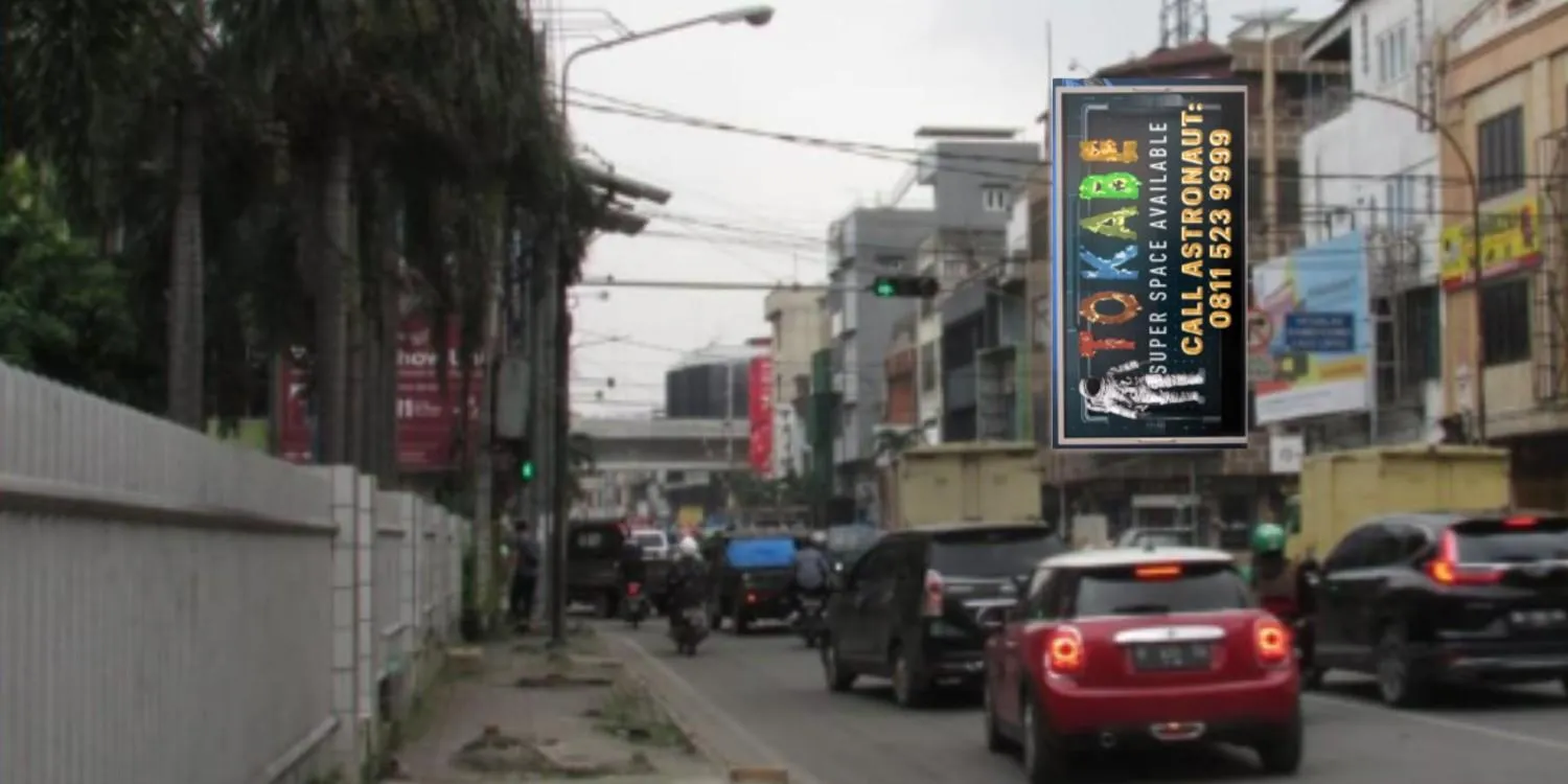 Sewa Reklame Billboard Tokabe.id - Jl. Pandu Simp. Jl. Cirebon, Medan - Pasang iklan billboard Medan