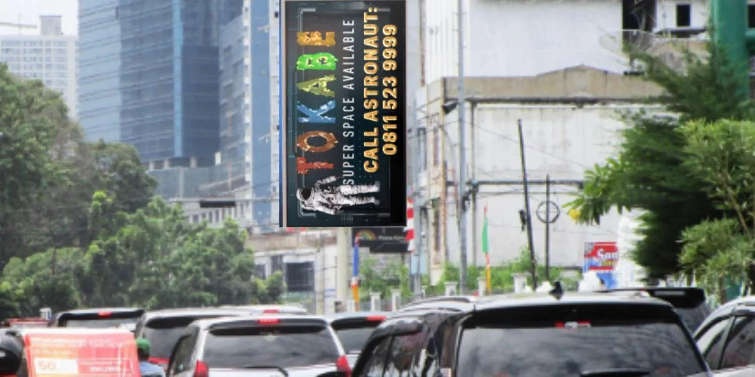 Sewa Reklame Billboard Tokabe.id - Jl. Guru Patimpus (Samping Milo Karaoke), Medan - Billboard Lintas Sumatera