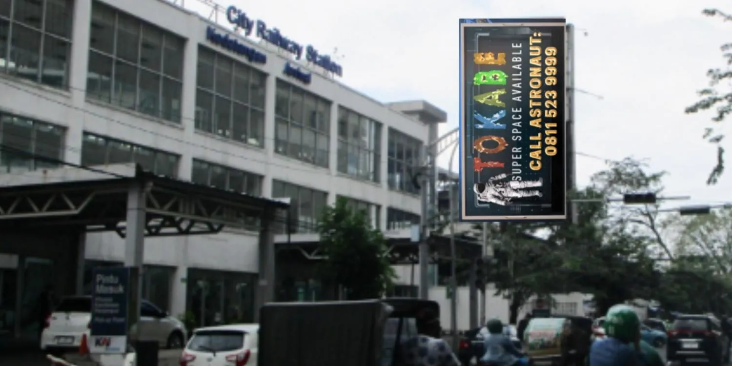 Sewa Reklame Billboard Tokabe.id - Jl. Jawa (Depan Railink), Medan - Harga sewa billboard Medan