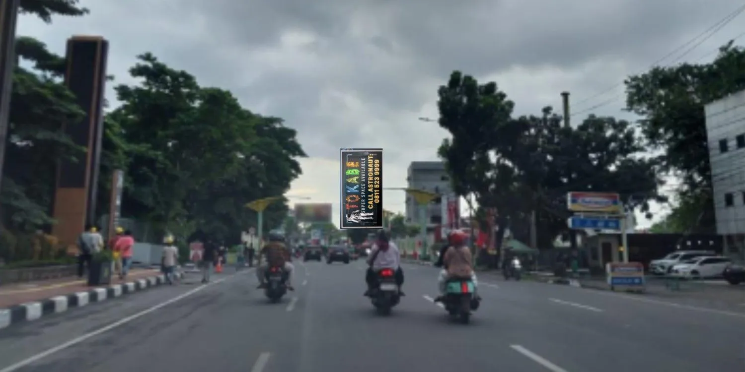 Sewa Reklame Billboard Tokabe.id - Jl. Guru Patimpus Sp. Jl. Sei Deli, Medan - Billboard Lintas Sumatera
