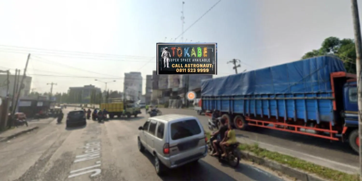 Sewa Reklame Billboard Tokabe.id - Jl. Medan - Tj. Morawa (Simp. Permina) - Titik billboard strategis Medan