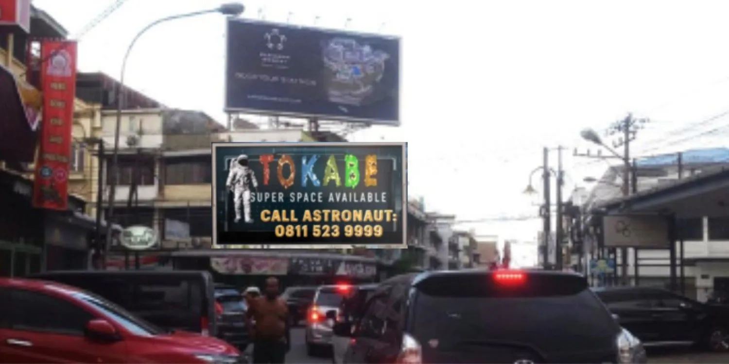 Sewa Reklame Billboard Tokabe.id - Jl. Sumatera Simp. Madong Lubis, Medan - Titik billboard strategis Medan