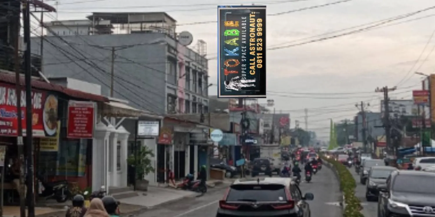 Sewa Reklame Billboard Tokabe.id - Jl. Karya Wisata (Sisi B), Kota Medan - Harga sewa billboard Medan