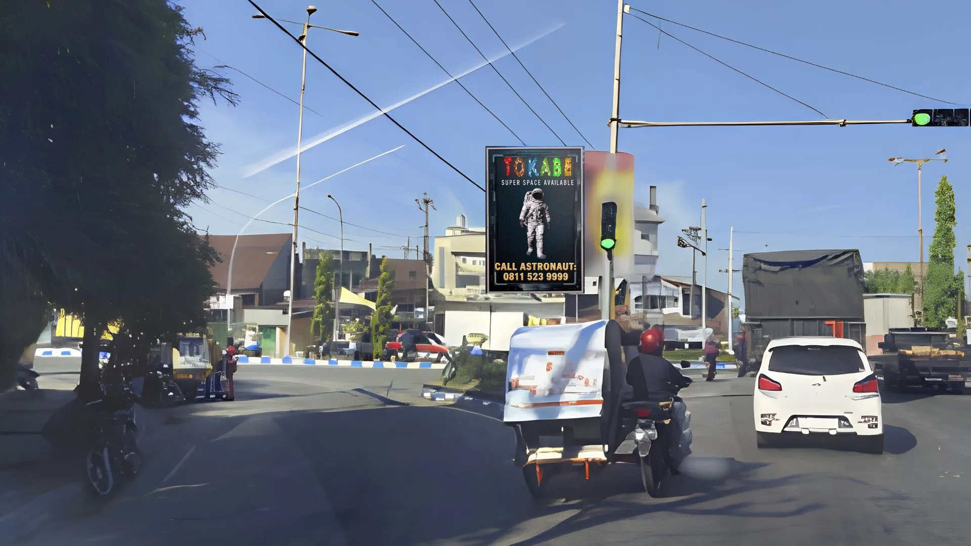 Sewa Reklame Billboard Tokabe.id - Jl. Imam Bonjol, Dekat Tugu Timbangan Lubuk Pakam, Kabupaten Deli Serdang, Provinsi Sumatera Utara - Sewa billboard Deli Serdang
