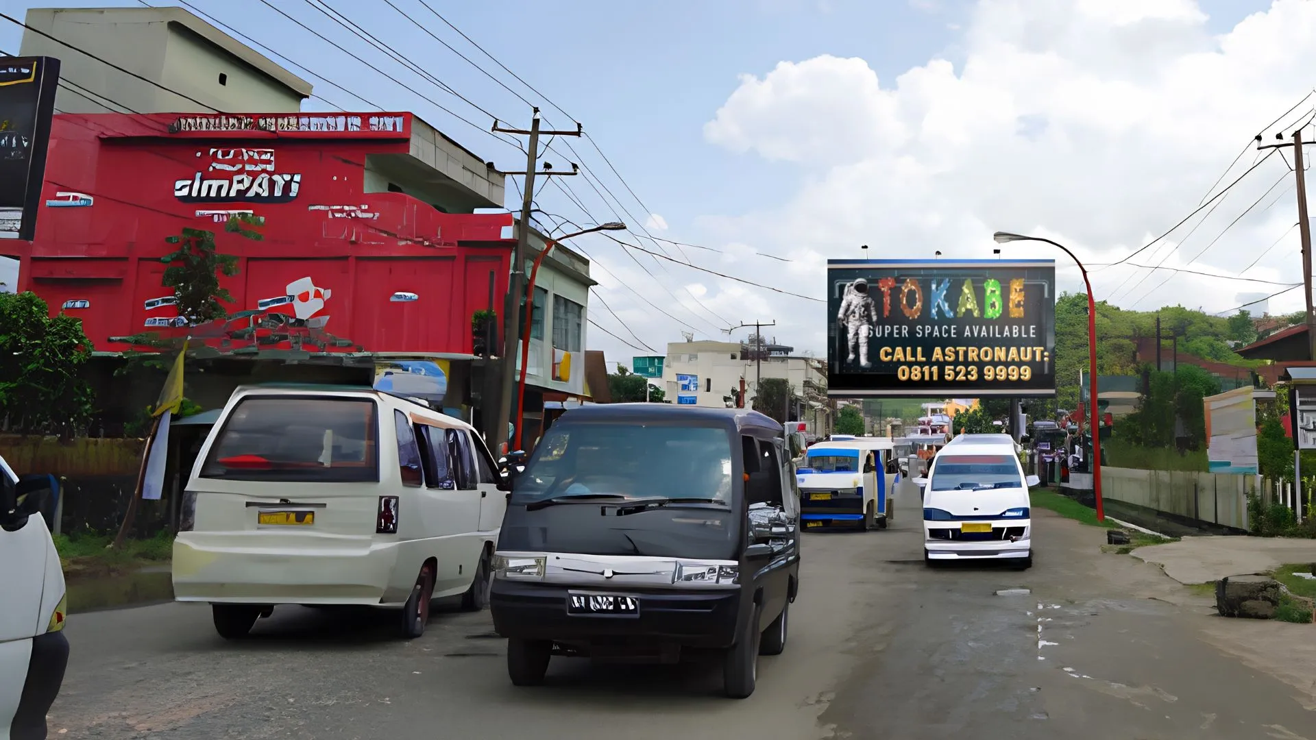 Sewa Reklame Billboard Tokabe.id - Jl. SM. Raja depan Kantor BULOG, Sarudik, Tapanuli Tengah - Sewa baliho Medan murah