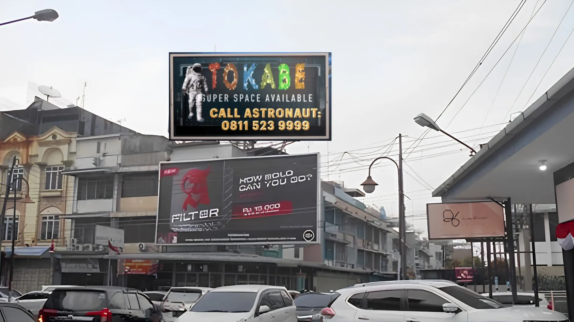 Sewa Reklame Billboard Tokabe.id - Jl. Sumatera Simp. Madong Lubis, Medan (Atas) - Sewa baliho Medan murah