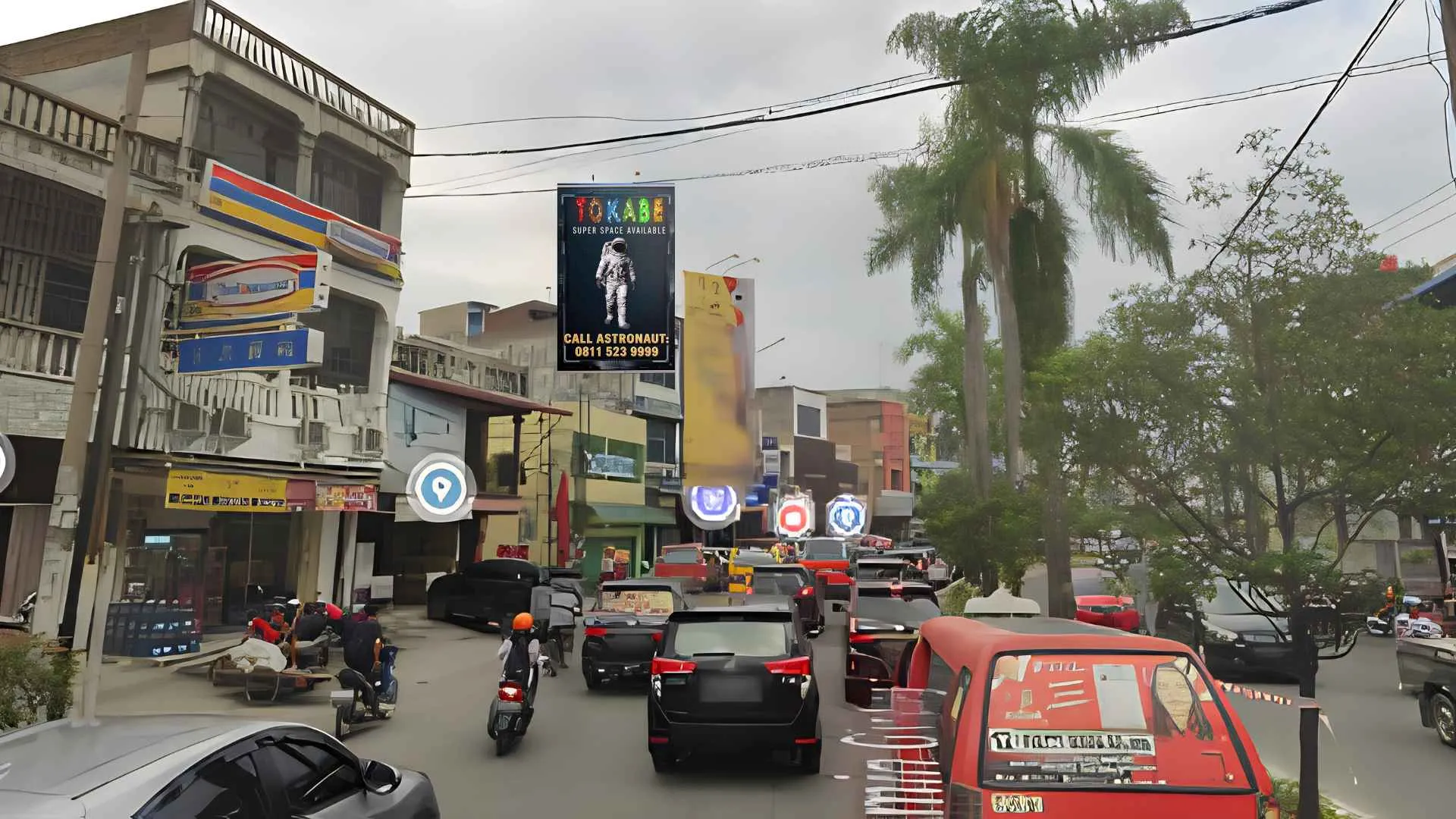 Sewa Reklame Billboard Tokabe.id - Jl. Jamin Ginting (Dpn. Apotek Juan Farma), Medan - Harga sewa billboard Medan