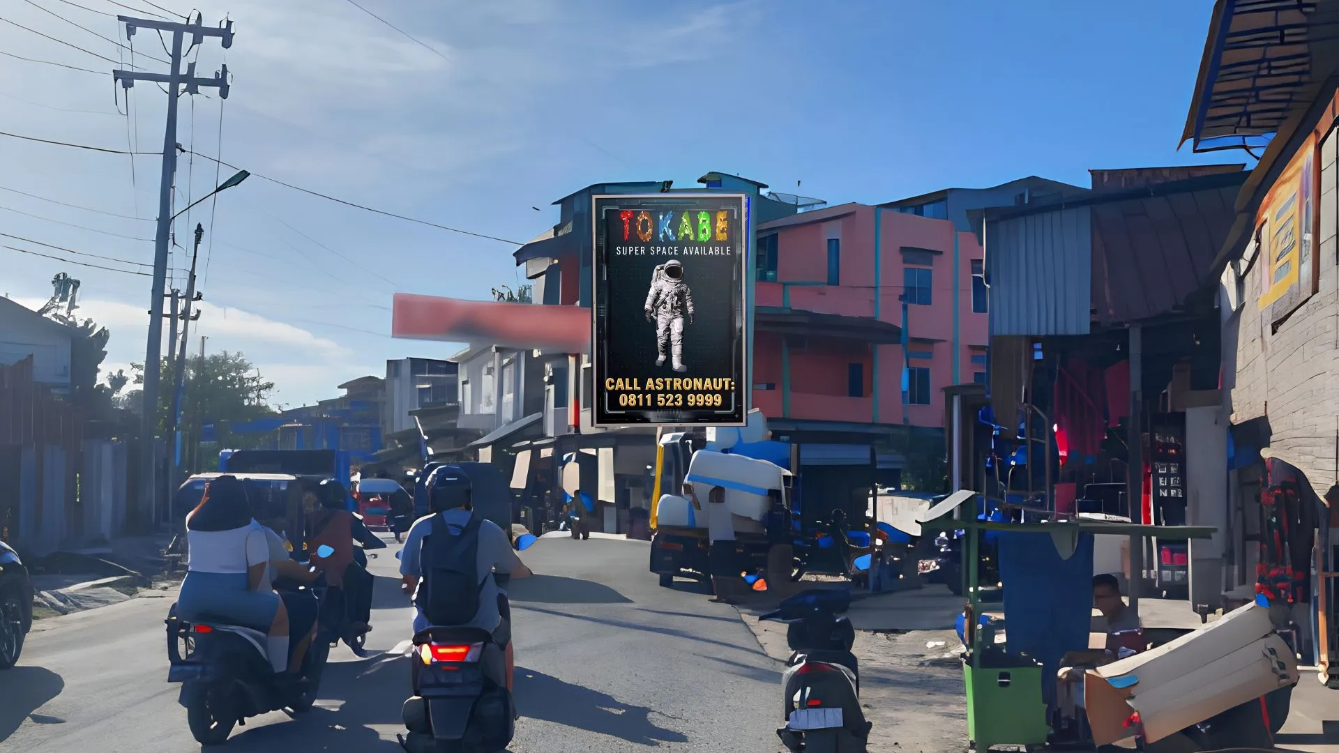 Sewa Reklame Billboard Tokabe.id - Jl. Gomo, Kota Gunung Sitoli, Provinsi Sumatera Utara - Billboard Lintas Sumatera