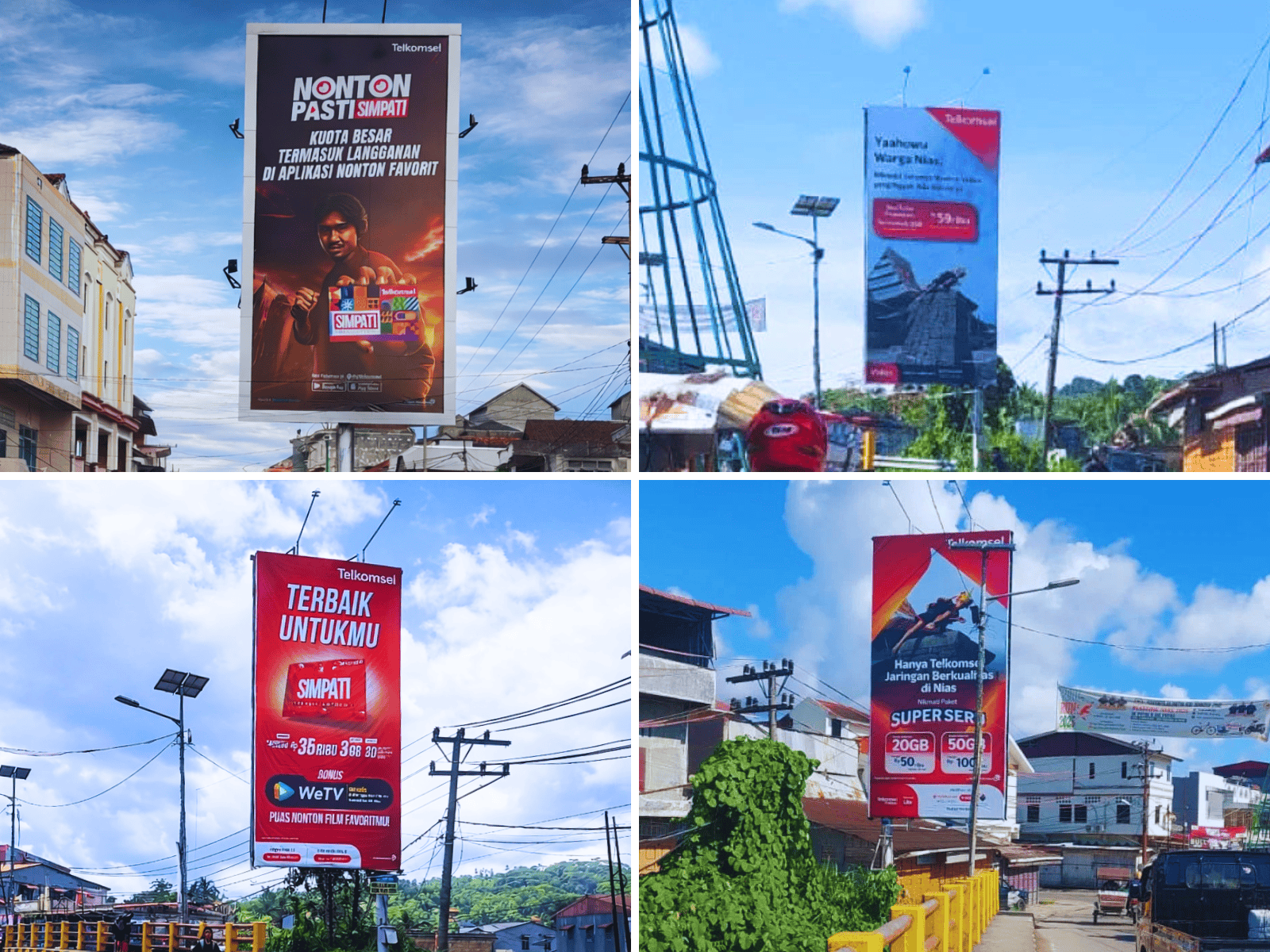 Portofolio OOH / Billboard Tokabe.id - 5 proyek pemasangan iklan videotron dan billboard di Sumatera