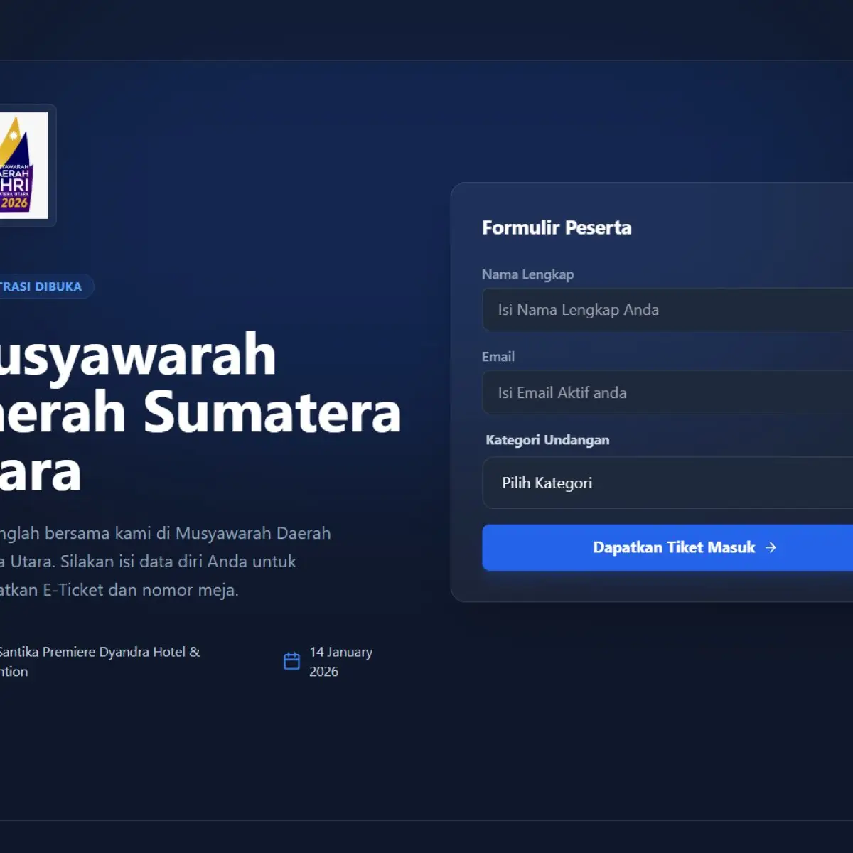 Pengaturan Peserta Musda PHRI
