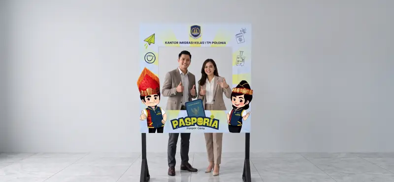 Cetak Photobooth Frame Kantor Imigrasi Polonia