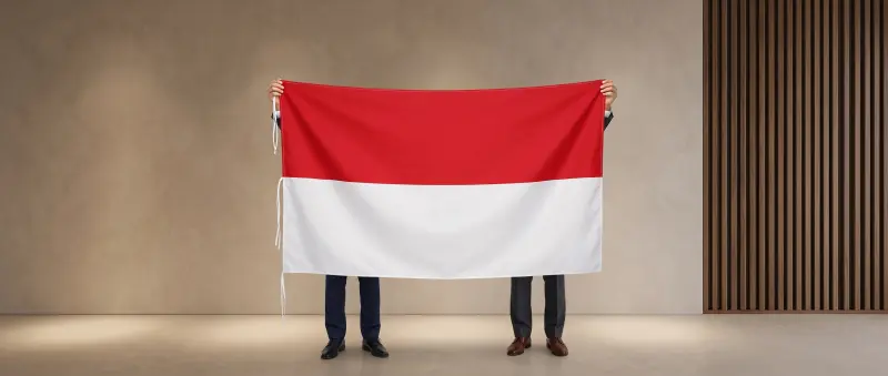 Cetak Bendera Merah Putih Kain