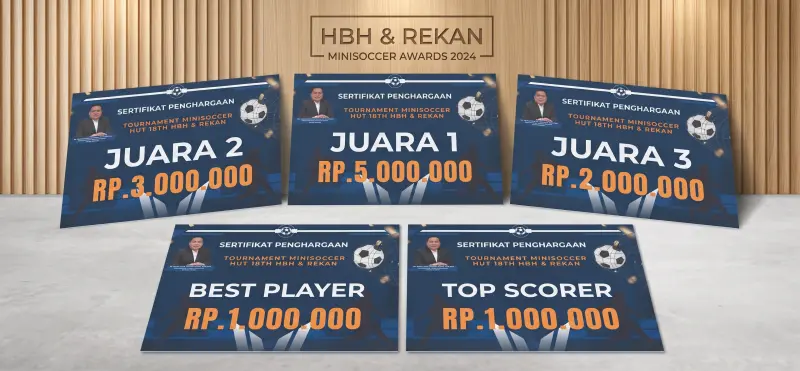 Cetak Sertifikat Hadiah Minisoccer