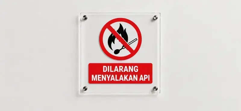 Dilarang Menyalakan Api