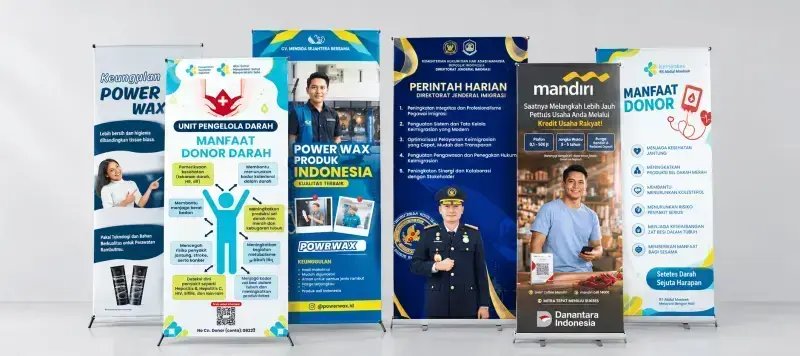 Event Organizer & Brand Activation Tokabe.id - ROLL BANNER - Fun Run technology Indonesia